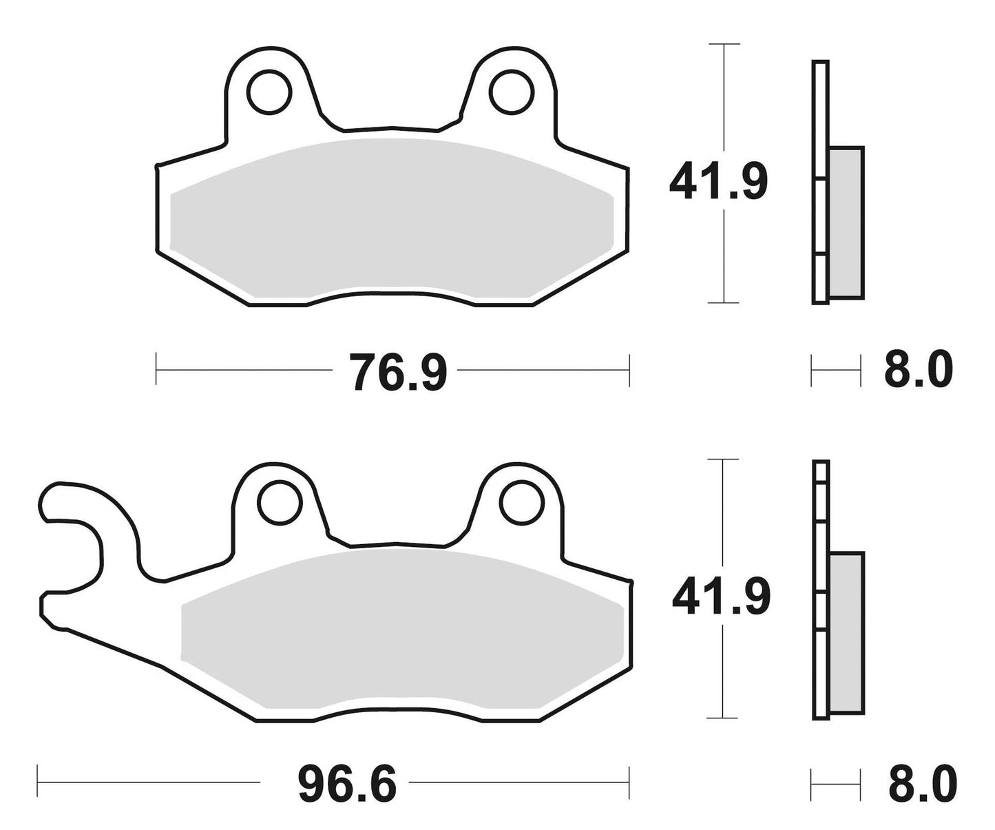 TRIUMPH SPEED TRIPLE T509|900|1997 - 1998 >REAR - R