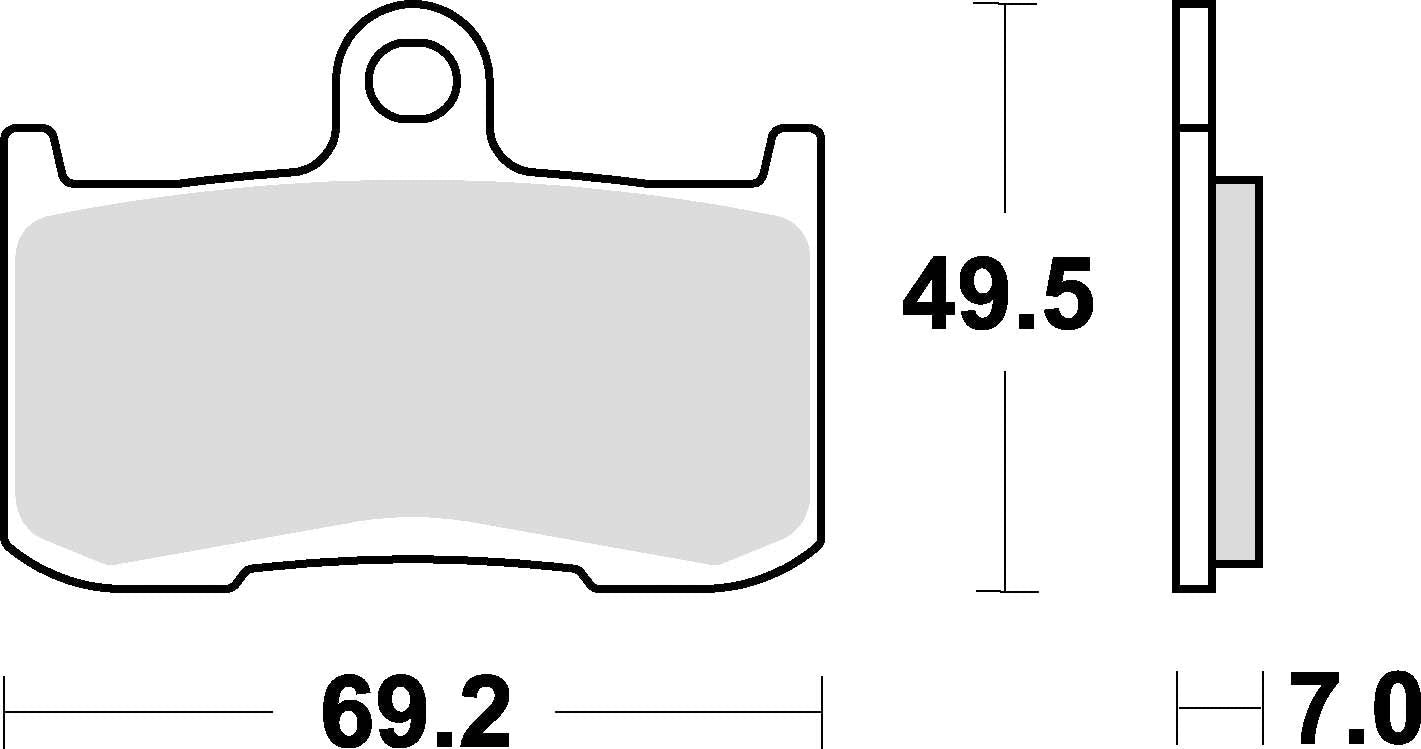 TRIUMPH SPEED TRIPLE|1050|2005 - 2007 >FRONT - BOTH