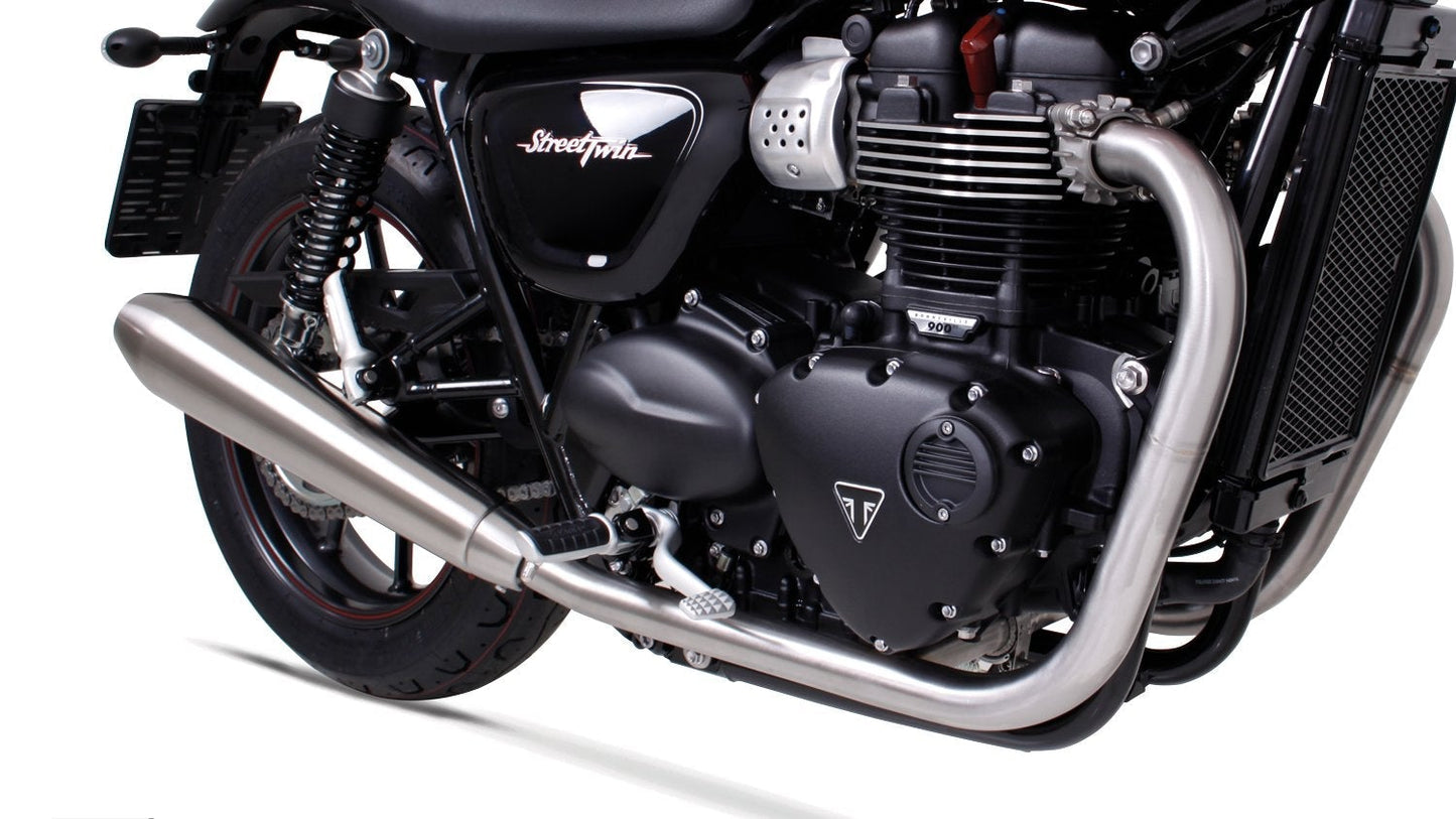 Triumph Street Twin - Remus header (2-2) De-Cat