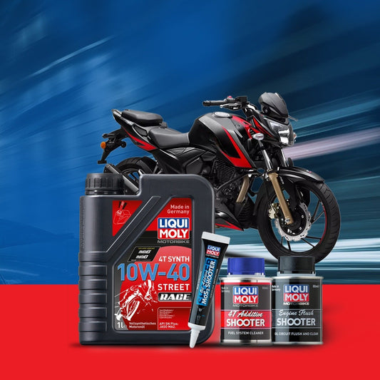 TVS Apache RTR 160 engine oil Performance pack