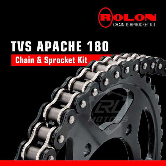 TVS Apache RTR 180 Rolon chain & Sprocket Kit