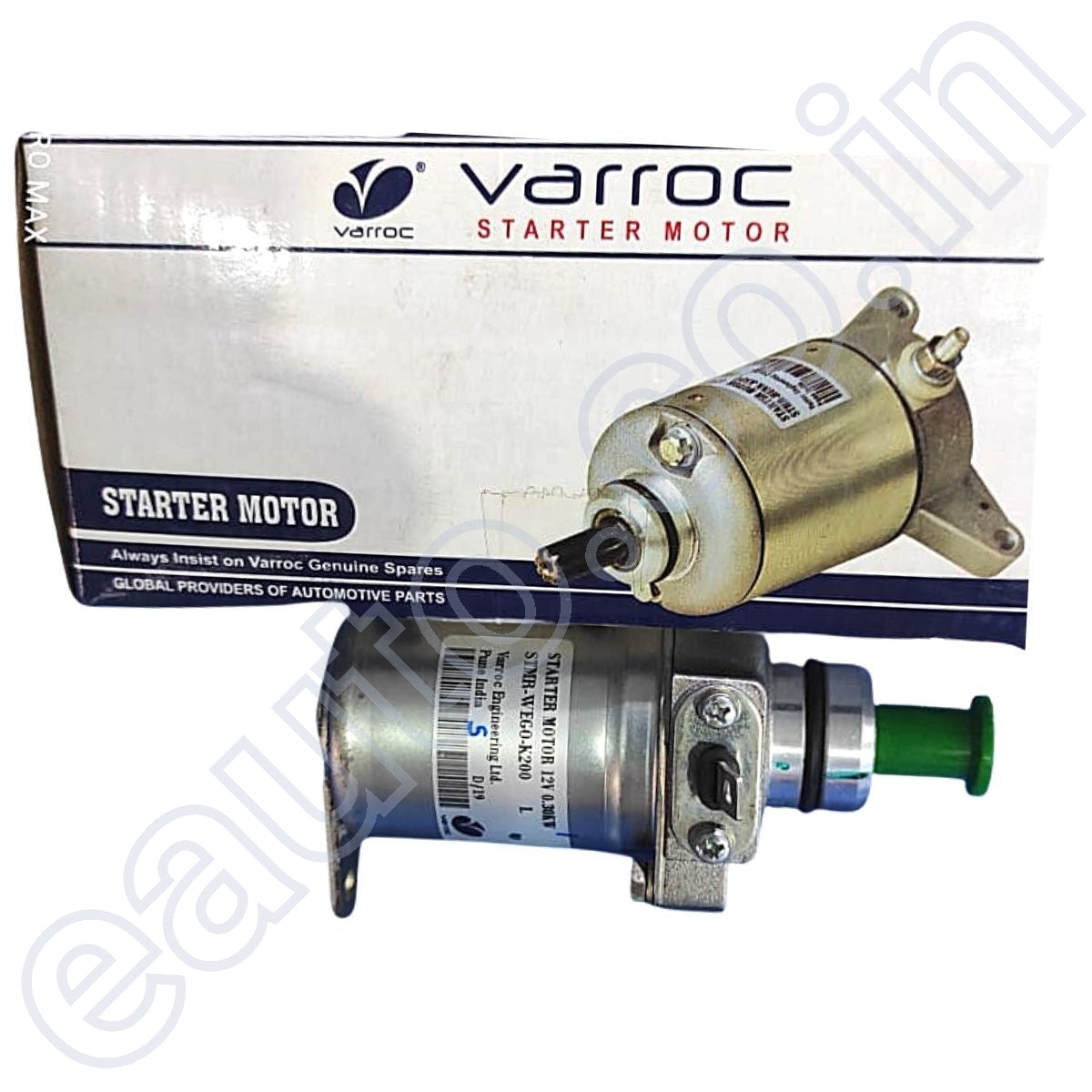 Varroc Starter Motor for TVS Phoenix 125 | Wego | Jupiter | Zest | Part No. - K200 | Self Motor