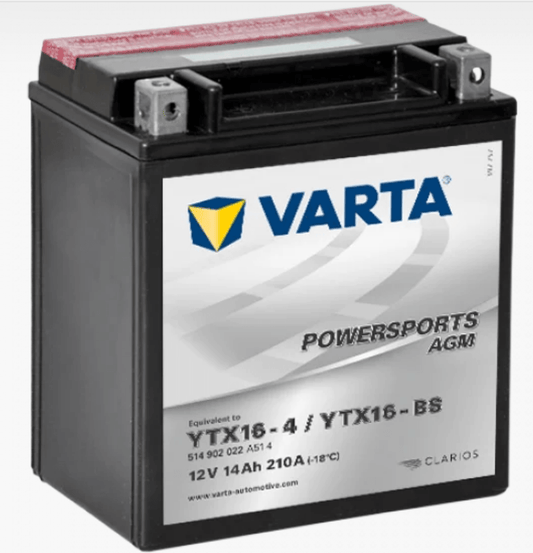 VARTA Powersports AGM YTX16-BS (14 Ah)