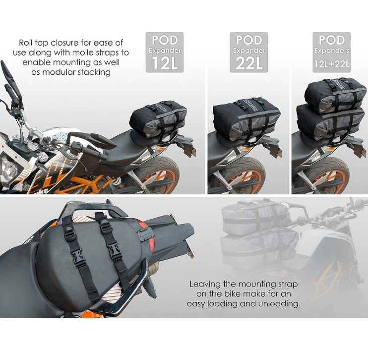 VIATERRA POD – MOTORCYCLE TAILBAG