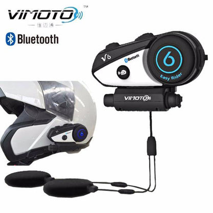 ViMOTO V6 Motorcycle Bluetooth Headset