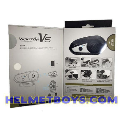 ViMOTO V6 Motorcycle Bluetooth Headset