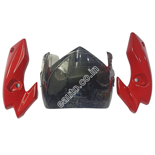 Visor for Hero Hunk | Sports Red | Front Fairing or Doom | Set of 3