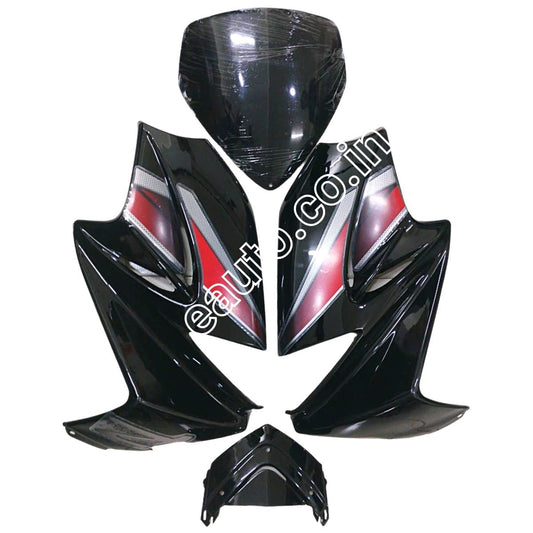 Visor for Hero Karizma R | Black | Front Fairing or Doom