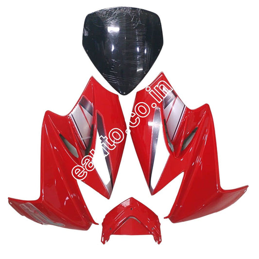 Visor for Hero Karizma R | Red | Front Fairing or Doom