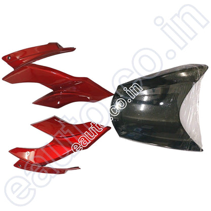 Visor for TVS Apache RTR 160 New Model | RTR 180 New Model | Red | Front Fairing or Doom