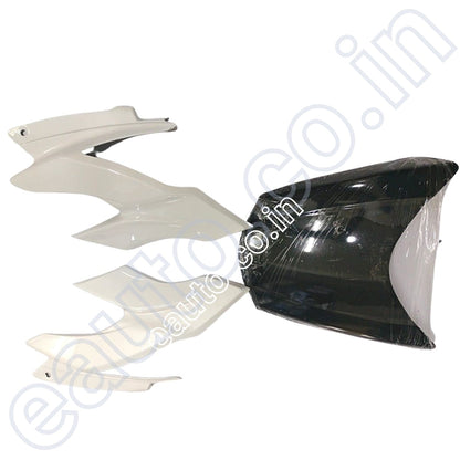 Visor for TVS Apache RTR 160 New Model | RTR 180 New Model | White | Front Fairing or Doom