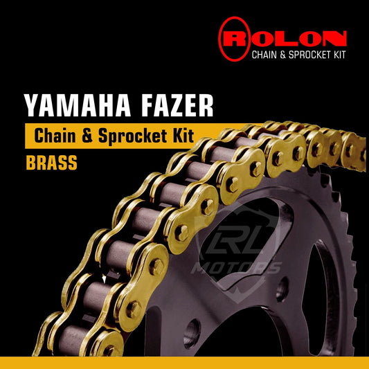 Yamaha Fazer 150  Rolon Brass chain & Sprocket Kit