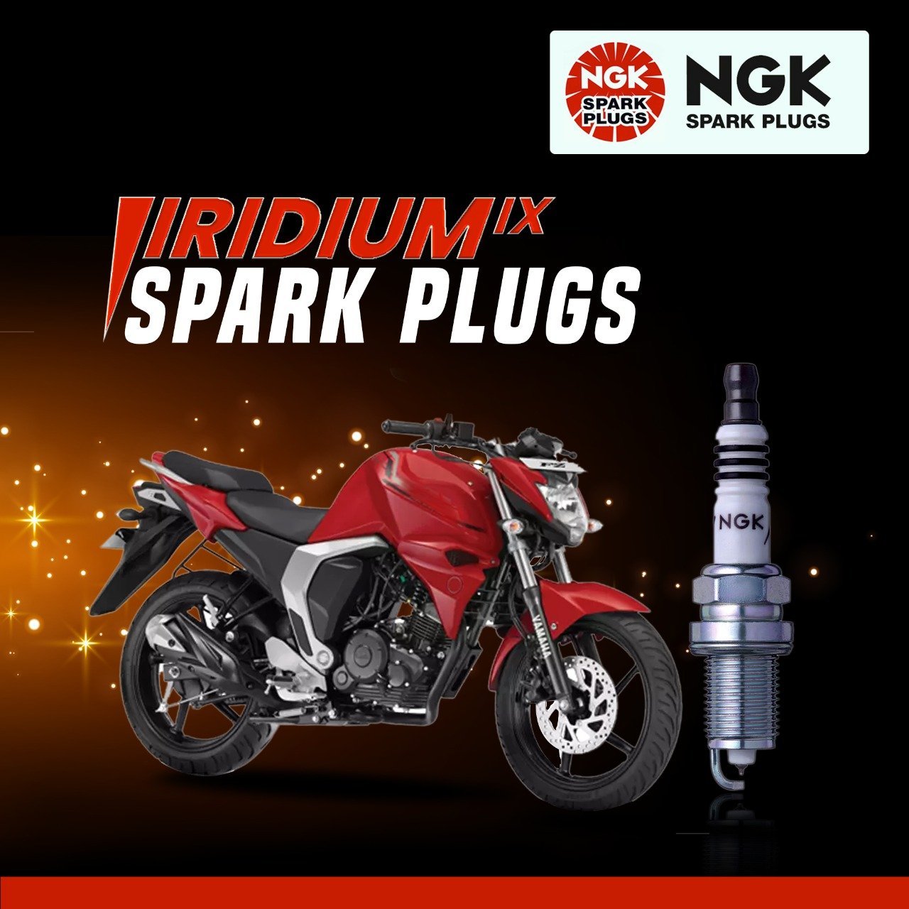 Yamaha FZ-S Fi NGK iridium spark plug