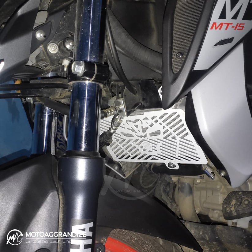 Yamaha MT15 | R15 v4 | R15M MOTOAGGRANDIZE Radiator Guard | Cover | Protector