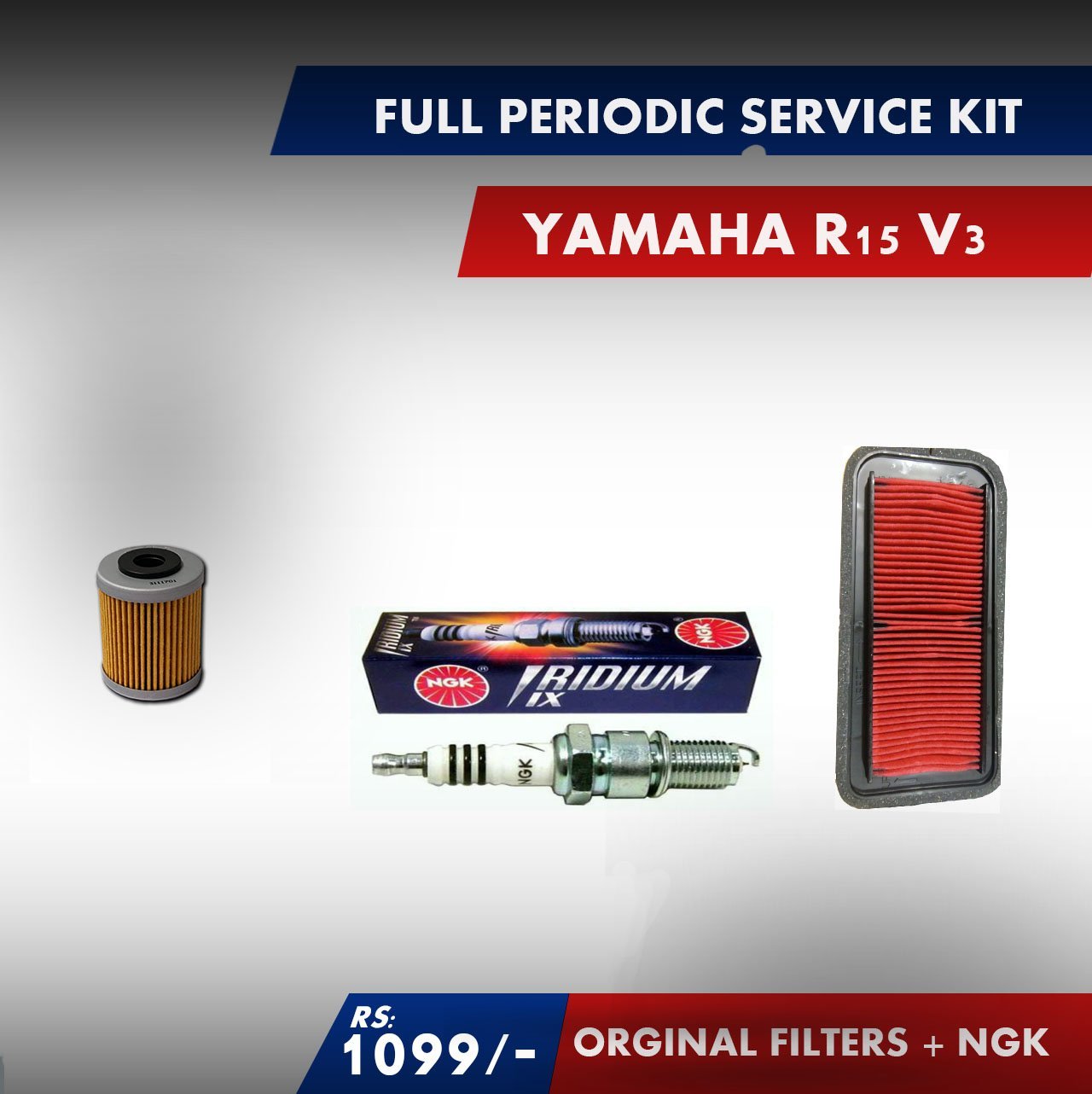 Yamaha R15 V1 full periodic service kit