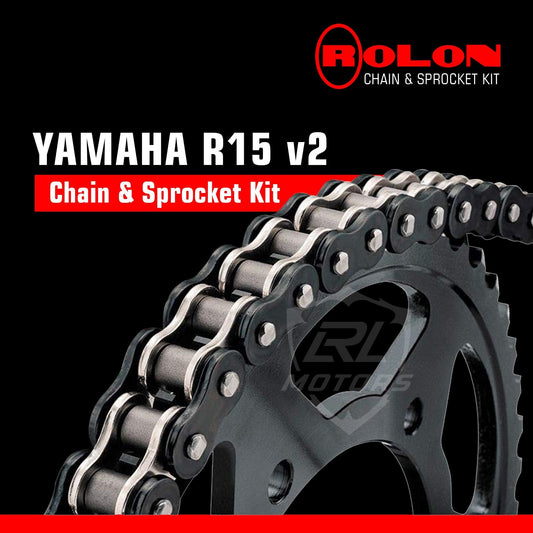 Yamaha R15 V2 Rolon Chain & Sprocket