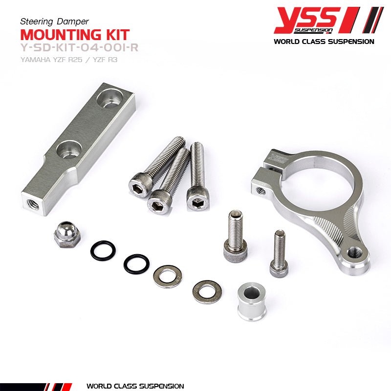 Yamaha YZF R25 2014-2023 steering damper mounting kits