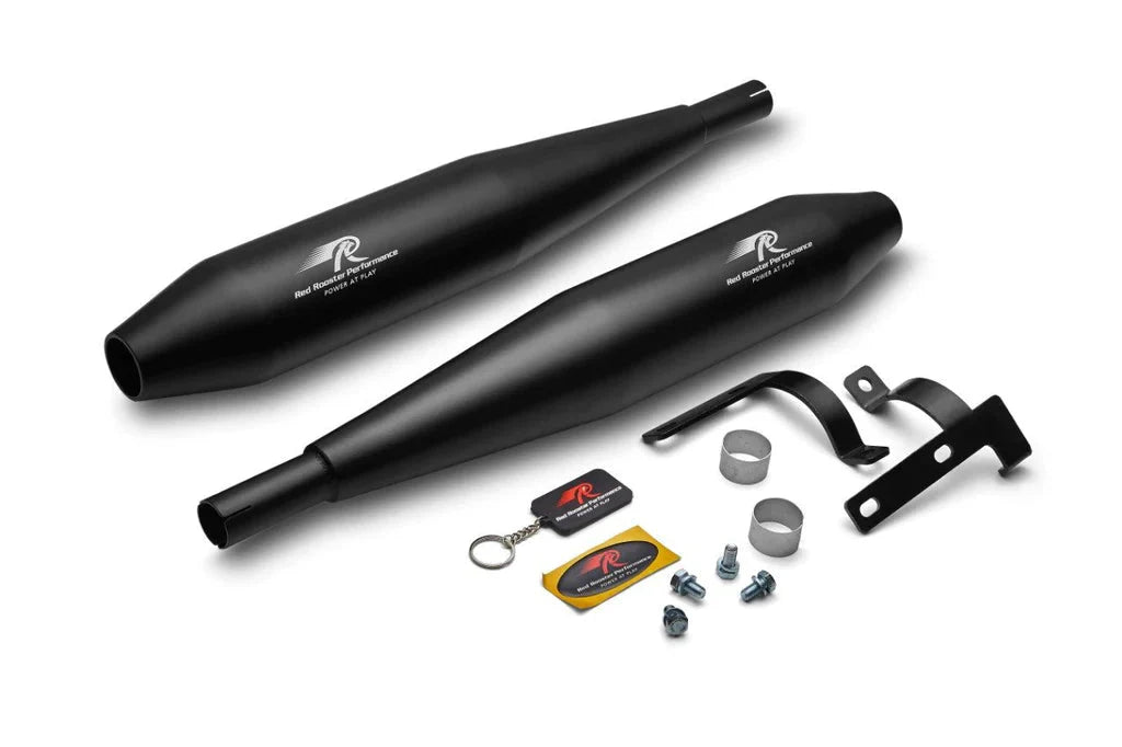 Yezdi Roadster / Jawa 42 / classic Red Rooster Performance Exhaust Celesta Pro