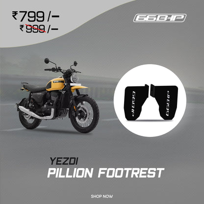 Yezdi Scrambler 66BHP Pillion Footrest