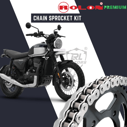 YEZDI Scrambler Rolon Chain Sprocket Kit Normal